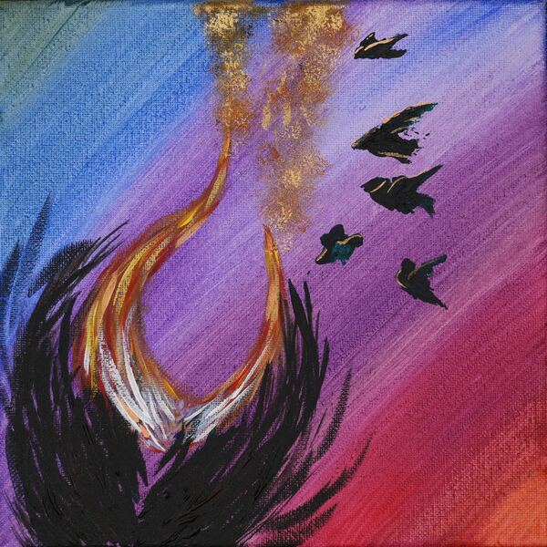 Anonymous artwork #3 from Art Incognito 2025 at The Beaumont Studios