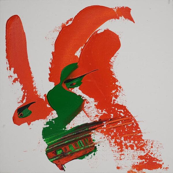 Anonymous artwork #122 from Art Incognito 2025 at The Beaumont Studios